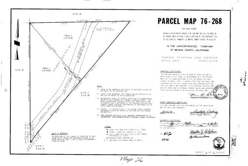 Click to see Parcel Map Book 13, pg. 26 (1978) of Nevada County Recorders Parcel Maps Book 13