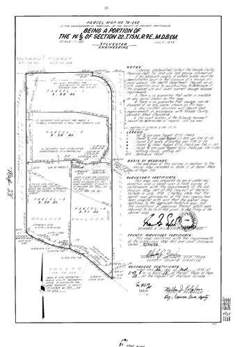 Click to see Parcel Map Book 13, pg. 28 (1978) of Nevada County Recorders Parcel Maps Book 13