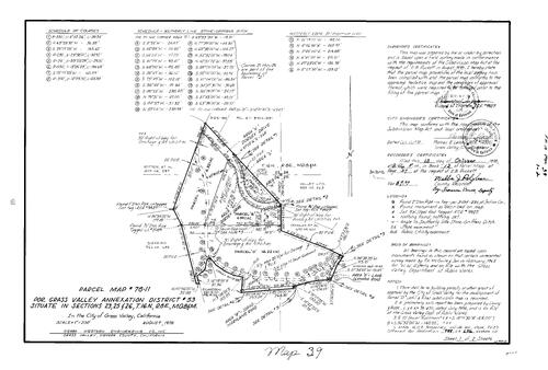 Click to see Parcel Map Book 13, pg. 39 (1978) of Nevada County Recorders Parcel Maps Book 13