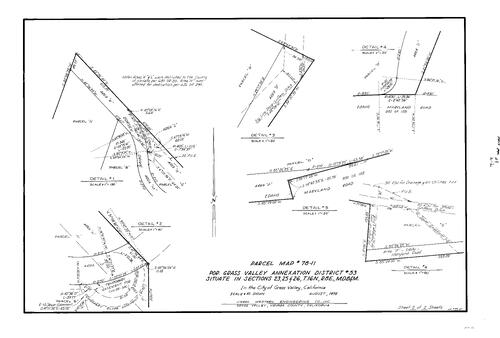 Click to see Parcel Map Book 13, pg. 39 (1978) of Nevada County Recorders Parcel Maps Book 13