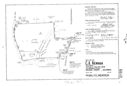 Click to see Parcel Map Book 13, pg. 42 (1978) of Nevada County Recorders Parcel Maps Book 13