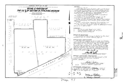 Click to see Parcel Map Book 13, pg. 48 (1978) of Nevada County Recorders Parcel Maps Book 13