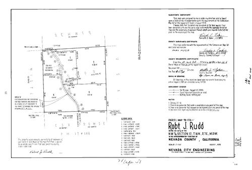 Click to see Parcel Map Book 13, pg. 51 (1978) of Nevada County Recorders Parcel Maps Book 13