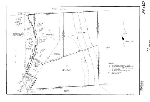 Click to see Parcel Map Book 13, pg. 68 (1978) of Nevada County Recorders Parcel Maps Book 13