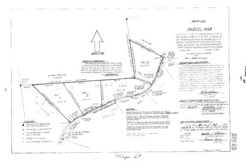 Click to see Parcel Map Book 13, pg. 69 (1978) of Nevada County Recorders Parcel Maps Book 13
