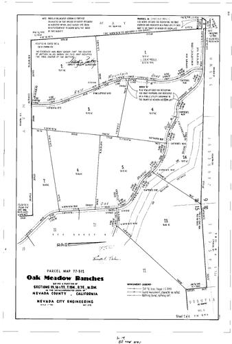 Click to see Parcel Map Book 13, pg. 88 (1978) of Nevada County Recorders Parcel Maps Book 13