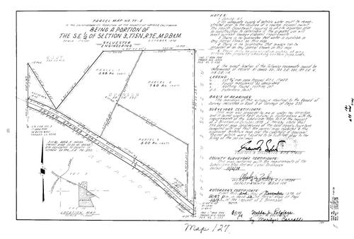 Click to see Parcel Map Book 13, pg. 127 (1978) of Nevada County Recorders Parcel Maps Book 13