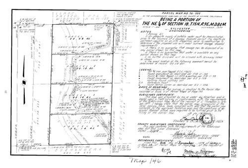 Click to see Parcel Map Book 13, pg. 146 (1978) of Nevada County Recorders Parcel Maps Book 13