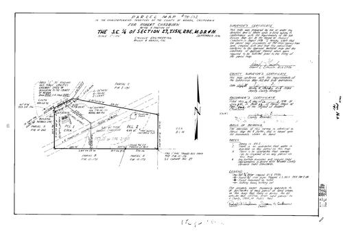 Click to see Parcel Map Book 13, pg. 162 (1978) of Nevada County Recorders Parcel Maps Book 13