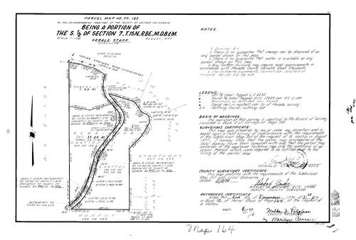 Click to see Parcel Map Book 13, pg. 164 (1978) of Nevada County Recorders Parcel Maps Book 13