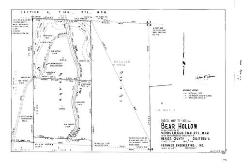Click to see Parcel Map Book 13, pg. 174 (1978) of Nevada County Recorders Parcel Maps Book 13