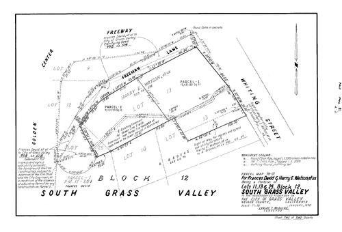 Click to see Parcel Map Book 13, pg. 183 (1978) of Nevada County Recorders Parcel Maps Book 13