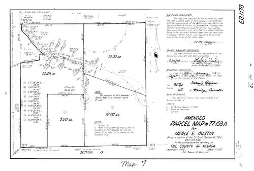 Click to see Parcel Map Book 14, pg. 7 (1979) of Nevada County Recorders Parcel Maps Book 14