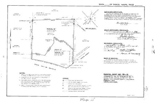 Click to see Parcel Map Book 14, pg. 15 (1979) of Nevada County Recorders Parcel Maps Book 14