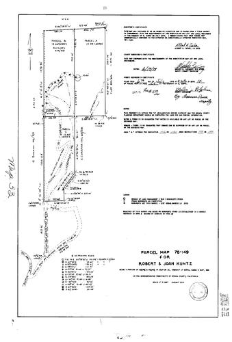 Click to see Parcel Map Book 14, pg. 53 (1979) of Nevada County Recorders Parcel Maps Book 14