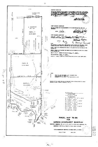 Click to see Parcel Map Book 14, pg. 64 (1979) of Nevada County Recorders Parcel Maps Book 14