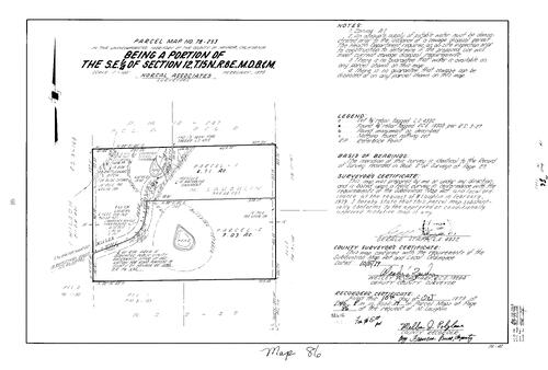 Click to see Parcel Map Book 14, pg. 86 (1979) of Nevada County Recorders Parcel Maps Book 14