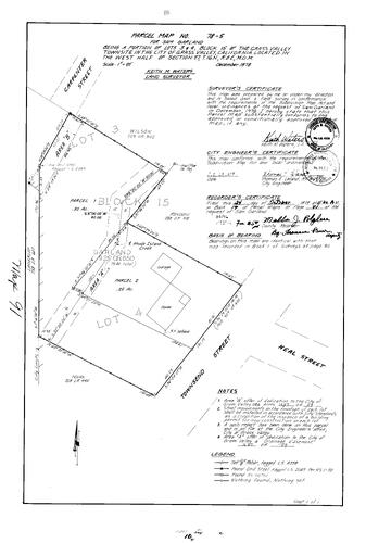 Click to see Parcel Map Book 14, pg. 91 (1979) of Nevada County Recorders Parcel Maps Book 14