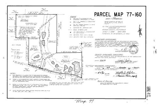 Click to see Parcel Map Book 14, pg. 97 (1979) of Nevada County Recorders Parcel Maps Book 14