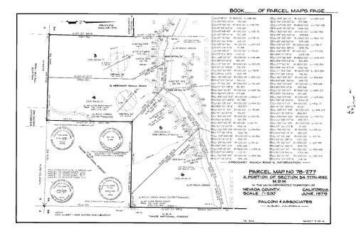 Click to see Parcel Map Book 14, pg. 122 (1979) of Nevada County Recorders Parcel Maps Book 14