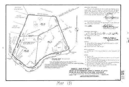 Click to see Parcel Map Book 14, pg. 131 (1980) of Nevada County Recorders Parcel Maps Book 14