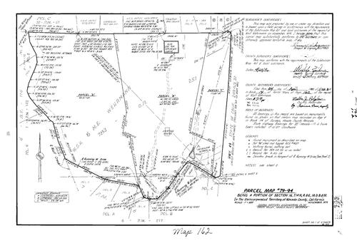 Click to see Parcel Map Book 14, pg. 162 (1980) of Nevada County Recorders Parcel Maps Book 14