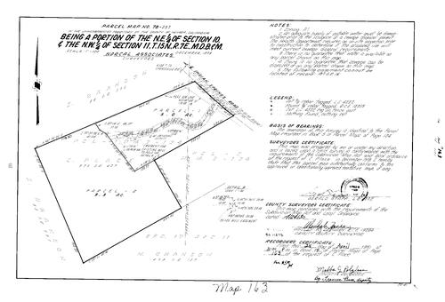 Click to see Parcel Map Book 14, pg. 163 (1980) of Nevada County Recorders Parcel Maps Book 14