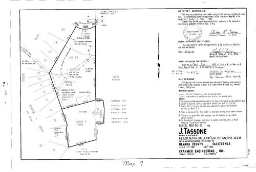 Click to see Parcel Map Book 15, pg. 7 (1980) of Nevada County Recorders Parcel Maps Book 15