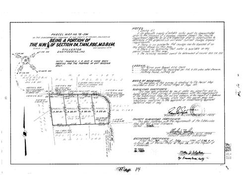 Click to see Parcel Map Book 15, pg. 14 (1980) of Nevada County Recorders Parcel Maps Book 15
