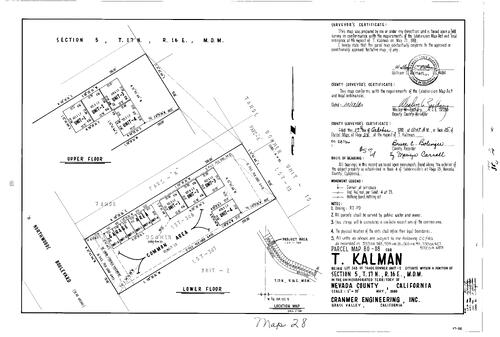 Click to see Parcel Map Book 15, pg. 28 (1980) of Nevada County Recorders Parcel Maps Book 15
