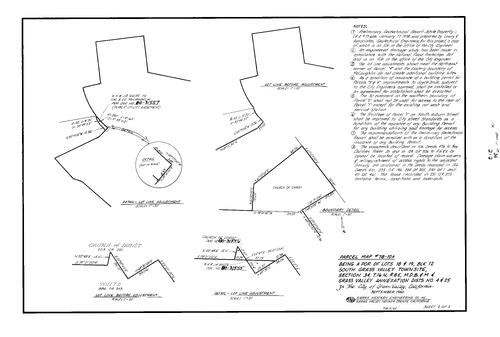 Click to see Parcel Map Book 15, pg. 36 (1980) of Nevada County Recorders Parcel Maps Book 15