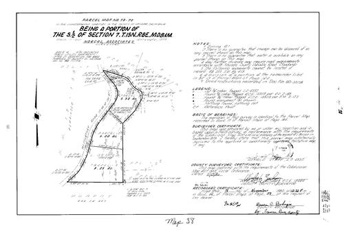 Click to see Parcel Map Book 15, pg. 38 (1980) of Nevada County Recorders Parcel Maps Book 15