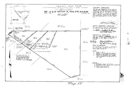 Click to see Parcel Map Book 15, pg. 58 (1981) of Nevada County Recorders Parcel Maps Book 15