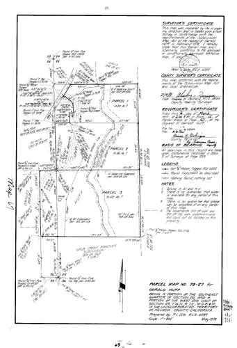 Click to see Parcel Map Book 15, pg. 67 (1981) of Nevada County Recorders Parcel Maps Book 15
