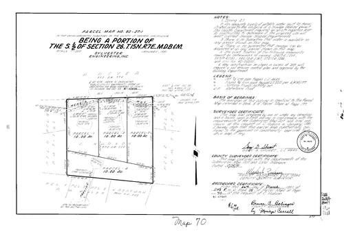 Click to see Parcel Map Book 15, pg. 70 (1981) of Nevada County Recorders Parcel Maps Book 15