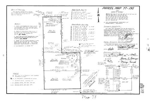 Click to see Parcel Map Book 15, pg. 78 (1981) of Nevada County Recorders Parcel Maps Book 15