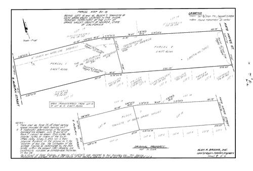 Click to see Parcel Map Book 15, pg. 91 (1981) of Nevada County Recorders Parcel Maps Book 15