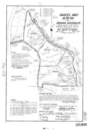 Click to see Parcel Map Book 15, pg. 113 (1981) of Nevada County Recorders Parcel Maps Book 15