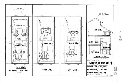 Click to see Parcel Map Book 16, pg. 11 (1982) of Nevada County Recorders Parcel Maps Book 16