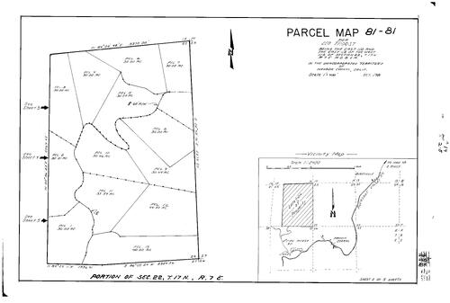 Click to see Parcel Map Book 16, pg. 14 (1982) of Nevada County Recorders Parcel Maps Book 16