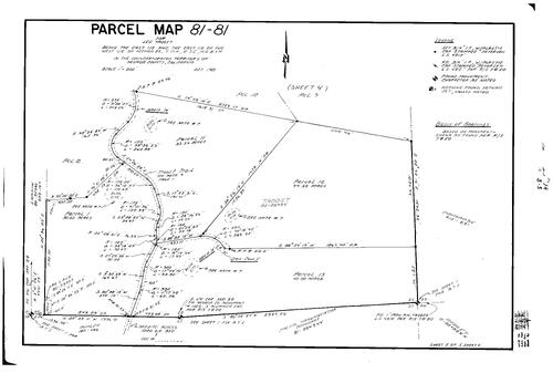 Click to see Parcel Map Book 16, pg. 14 (1982) of Nevada County Recorders Parcel Maps Book 16
