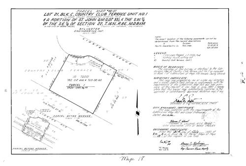 Click to see Parcel Map Book 16, pg. 18 (1982) of Nevada County Recorders Parcel Maps Book 16