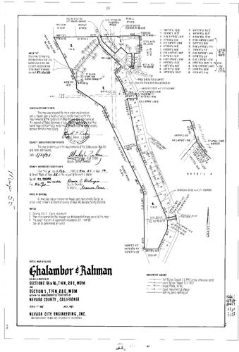 Click to see Parcel Map Book 16, pg. 55 (1983) of Nevada County Recorders Parcel Maps Book 16