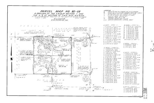 Click to see Parcel Map Book 16, pg. 80 (1983) of Nevada County Recorders Parcel Maps Book 16
