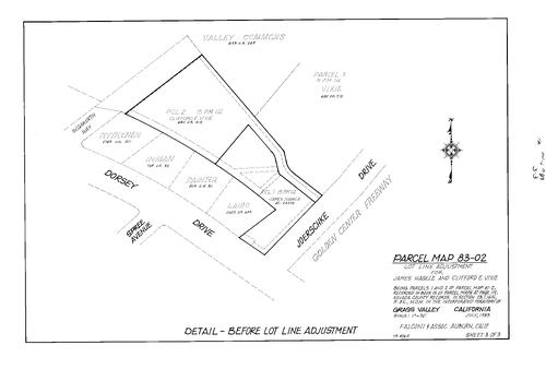 Click to see Parcel Map Book 16, pg. 89 (1983) of Nevada County Recorders Parcel Maps Book 16