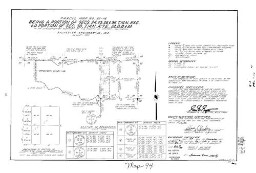 Click to see Parcel Map Book 16, pg. 94 (1983) of Nevada County Recorders Parcel Maps Book 16