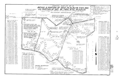 Click to see Parcel Map Book 16, pg. 94 (1983) of Nevada County Recorders Parcel Maps Book 16
