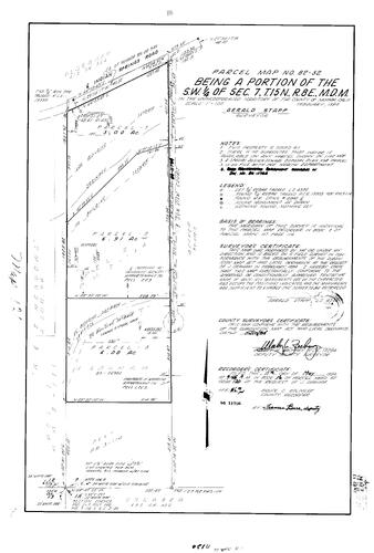 Click to see Parcel Map Book 16, pg. 120 (1984) of Nevada County Recorders Parcel Maps Book 16