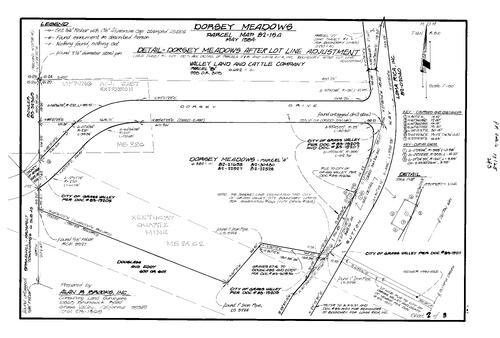 Click to see Parcel Map Book 16, pg. 125 (1984) of Nevada County Recorders Parcel Maps Book 16