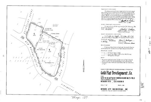 Click to see Parcel Map Book 16, pg. 137 (1984) of Nevada County Recorders Parcel Maps Book 16